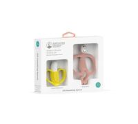 Matchstick Monkey, Monkey & Banana Teething Set - Pink PINK
