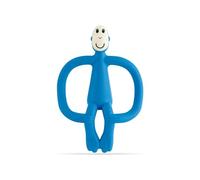 Matchstick Monkey Original Teether with Gel Applicator, Blue | Silicone Baby Teether With Textured Bumps For Teething Relief, Teething Toy For Easy Application Of Teething Gel
