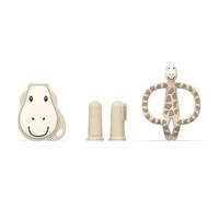Matchstick Monkey Teething Starter Set, Baby Teething Relief, Gigi Giraffe | Complete Baby Teething Set With Silicone Teethers And Finger Toothbrushes To Soothe Gums And Support Early Oral Care