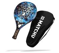 Matchu - Padel Racket + Carry Bag - Padel Racket - EVA Foam - 3D Grip Technology - 100% Carbon - Bear, Gorilla, Panther or Children (Kids - Beginner - 100% Carbon)