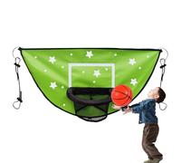 Mate Goal with Breakaway Edge - Basketball Target Set for Trampoline, Backyard Jumping Practice Equipment | Outdoor Court Mount Accessory for Play Area