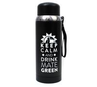 Mate Green Thermal Mug with Strainer 800 ml | Thermos Flask for Tea, Yerba Mate Tea and Herbs Made of Stainless Steel | Thermos Flask 800 ml | Insulated Flask | Insulated Flask with Tea Strainer |