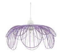 Mate Lilac Metal Wire Overlapping Petal Ceiling Pendant Light Shade Happy Homewares Lilac One Size