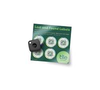 Mate + Lost and Found Labels - Bluetooth Tracker for Keys, Bags and More; QR Scannable Labels for Laptops, Water Bottles