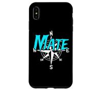 Mate Windrose Compass Boatlife Men Women sailing Case for iPhone XS Max