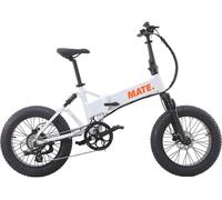 MATE X Evo Electric Folding Bike - Ghost Gravity, White