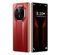 Mate70 RS Smartphone Android 14, 7.3 inch, 16GB RAM 1TB ROM, Dual SIM Mobile Phone, Google Play Store, 8000mAh Battery Long Battery Life,Red-1TB