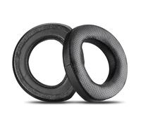 Matecastle Upgraded Fenestrated Sheepskin Leather Ear Pads Compatible with Sennheiser HD820 Audiophile Headphones,Perforated Lambskin Ear Cushions for HD820 Headsets (Black)