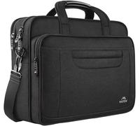 MATEIN 17 inch Laptop Bag, Water-Repellent Computer Briefcase | Multifunctional shoulder messenger bag for men and women, with spacious storage for notebooks, office and business travel.
