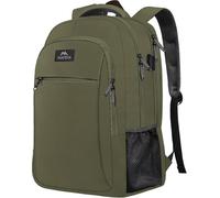 MATEIN Laptop Backpack, 15.6 Inch Travel Backpack Women, Laptop Rucksack with USB Charging Port, School Bag Anti Theft Daypack Work Bags for Men Women, Dark Green