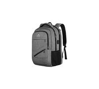 MATEIN Laptop Backpack, 17 Inch College Backpack for High School, Large Travel Rucksack Water Resistant Laptop Bag Business Work, Anti Theft TSA Rucksack for Men Women, Grey