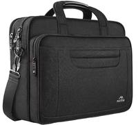 MATEIN Laptop Bag, 15.6 Inch Multifuntional Business Computer Laptop Case | Multifunctional shoulder messenger bag for men and women, with spacious storage for notebooks, office and business travel.