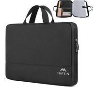 MATEIN Laptop Bag 17 Inch,TSA Friendly Laptop Sleeve 17.3,Water Resistant Bag,Computer Carrying Case,with Pockets and Compartments,Compatible with Acer HP,Black