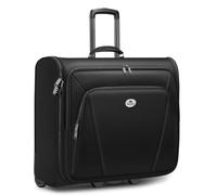 MATEIN Rolling Suit Carrier with 2 Packing Cubes, Wheeled Garment Bag | 17.3 Inch Laptop Compartment, Wheeled Trolley Bag, Wrinkle Free Garment Bags for Business Trip, Wedding and Travel, Black