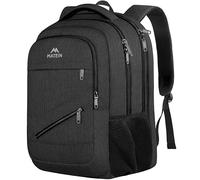 MATEIN Travel Laptop Backpack,17 Inch Business Large Backpack Bag, Water Resistant Work Rucksack Anti Theft Lightweight for College High School Men Women Casual Daypack, Black