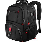 MATEIN Travel Laptop Backpack Large, 17.3 Inch 50L 17.3", Black