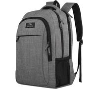 MATEIN Travel Laptop Backpack, Work Bag Lightweight Laptop Bag, Grey