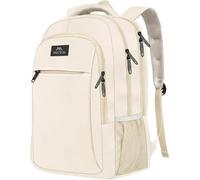MATEIN Travel Laptop Backpack, Work Bag Lightweight Laptop Bag, Rucksack for Men Work, Anti Theft Business Backpack, Water Resistant School Rucksack Gift for Men and Women, Fits 15.6 Inch,Beige