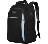MATEIN Travel Laptop Backpack, Work Bag Lightweight Laptop Bag, Rucksack for Men Work, Anti Theft Business Backpack, Water Resistant School Rucksack Gift for Men and Women, 15.6 Inch, Black Blue