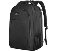 MATEIN Travel Laptop Backpack, Work Bag Lightweight Laptop Bag, Rucksack for Men Work, Anti Theft Business Backpack, Water Resistant School Rucksack Gift for Men and Women, Fits 18.4 Inch, Black