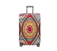 Mateju 2024 Suitcase Cover 18-32 Inch Luggage Covers Protectors, 3D Peiris Printing Trolley Case Protective Cover Washable Anti-Scratch Elastic Travel Suitcase Protector (Bohemian,L)