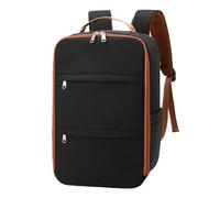 Mateju 40x26x20cm Cabin Bag Backpack, Carry On Flight Backpack, Men Woman Underseat Rucksack, Oxford Cloth Hand Luggage Bag Casual Daypack, for Airplanes Plane Travel Work School (Black)