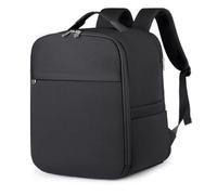 Mateju 40x26x20cm Cabin Bag Backpack, Carry On Flight Backpack, Men Woman Underseat Rucksack, Splash Resistant Hand Luggage Bag Casual Daypack, for Airplanes Plane Travel Work School (Black)