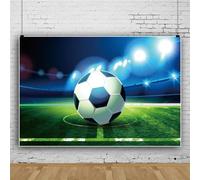 Mateju Backdrop Vinyl Photography Background, Football print Happy Party Decorations Banner Suplies, Christmas Photo Backdrop Decorations Photo Studio Backdrop Props (5x3FT,football 4)