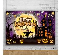 Mateju Backdrop Vinyl Photography Background, Halloween Happy Party Decorations Banner Suplies, Christmas Photo Backdrop Decorations Photo Studio Backdrop Props (7x5FT,scarecrow)