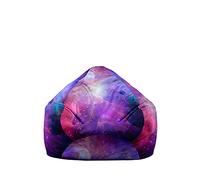 Mateju Bean Bag Chair, Beanbag Chair Adult, 3D Starlight Bean Bag Without Filling, Plush Toy Storage Large Bean Bags, High Back Bean Bags, Suitable for Indoor and Outdoor Beanbag (XL,Planet)