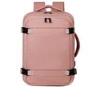 Mateju Cabin Bag Backpack, Carry On Flight Backpack, Men Woman Underseat Rucksack, 40x25x20cm Hand Luggage Bag Casual Daypack, for Airplanes Plane Travel Work Office School (Pink)