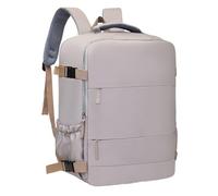 Mateju Cabin Bag Backpack, Carry On Flight Backpack, Men Woman Underseat Rucksack, Splash Resistant Hand Luggage Bag Casual Daypack, for Airplanes Plane Travel Work Office School (Gray)