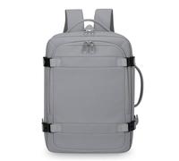 Mateju Cabin Bag Backpack, Carry On Flight Backpack Rucksack Hand Luggage Bag Casual Daypack for Men Woman Airplanes Plane Travel Work Office School (1005 Gray,40x30x20cm)
