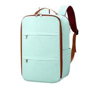 Mateju Cabin Bag Backpack, Carry On Flight Backpack Underseat Rucksack Splash-Resistant Hand Luggage Bag Casual Daypack for Men Woman Airplanes Plane Travel Work Office (Pale Blue,40x26x20cm)