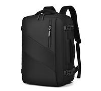 Mateju Cabin Bag Backpack, Carry On Flight Backpack Underseat Rucksack Water Resistant Hand Luggage Bag Casual Daypack for Men Woman Airplanes Plane Travel Work Office School (Black)