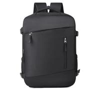 Mateju Cabin Bag Backpack, Carry On Flight Backpack Underseat Rucksack Water Resistant Hand Luggage Bag Casual Daypack for Men Woman Airplanes Plane Travel Work Office School (Black)