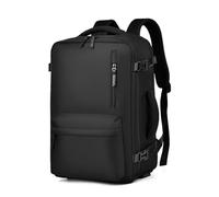 Mateju Cabin Bag Backpack, Carry On Flight Backpack Underseat Rucksack Water Resistant Hand Luggage Bag Casual Daypack for Men Woman Airplanes Plane Travel Work School (Black)