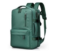Mateju Cabin Bag Backpack, Carry On Flight Backpack Underseat Rucksack Water Resistant Hand Luggage Bag Casual Daypack for Men Woman Airplanes Plane Travel Work Office School (Green)