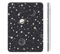 Mateju Case for iPad Mini 4/5/6 Case with Pencil Holder, 3D Universe iPad Protective Cover, Tri-Fold Smart Stand, Anti-Slip, Shockproof, Auto Wake/Sleep (Star Dance,8.3inch)