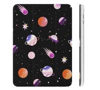 Mateju Case for iPad Mini 4/5/6 Case with Pencil Holder, 3D Universe iPad Protective Cover, Tri-Fold Smart Stand, Anti-Slip, Shockproof, Auto Wake/Sleep (Cosmic World,8.3inch)