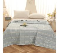 Mateju Coverless Duvet 4.5 Tog King Double Single Size,Blanket Cosy and Lightweight, Summer Quilted Duvet Ideal for Bedspreads Throw Soft Machine Washable (Light gray,180 * 200cm)