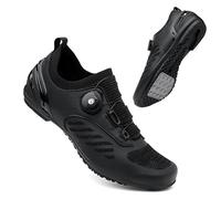 Mateju Cycling Shoes Mens and Women, Breathable Non-Slip No-Lock Indoor Bicycle Shoes, Fashions Unisex Sneaker Rubber Sole Bike Shoes, Outdoor Sports Riding Shoes