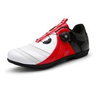 Mateju Cycling Shoes Mens Women, 5.5-11 UK Breathable Non-Slip No-Lock Indoor Bicycle Shoes, Unisex Sneaker Rubber Sole Bike Shoes, Outdoor Sports Riding Shoes (10.5,998 White Black)