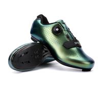 Mateju Cycling Shoes Mens Women, 6-11 UK Cycling Shoes with SPD Cleats Non-Slip Breathable Unisex Sneaker Road Bike for Gym, Outdoor, Indoor (7,896 Dark Green)
