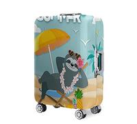 Mateju Luggage Covers, 3D Sloths Suitcase Cover for 18”-32” Suitcase Protectors Trolley Case Protective Cover Anti-Scratch Elastic Washable Travel Suitcase Protector (E,L)
