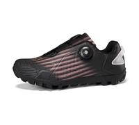 Mateju Mens Womens MTB Cycling Shoes,Mountain Bike Shoes Compatible with 2-Bolts Pedals SPD Cleats Indoor Outdoor Cycle Riding Biking Unisex Sneakers -DC02 (Black,5.5)