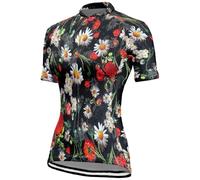 Mateju Modern Plants Floral Cycling Jersey Women,Cycling Clothing Road Cycle Bicycle Mountain Bike Shirts with Zipper and Pockets,Ladies Summer Breathable Women's Dirt Bike Shirts (Sunflowers,XL)