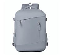 Mateju Monochrome Cabin Bag Backpack with Shoes Compartment, Carry On Flight Backpack, Men Woman Underseat Rucksack, Hand Luggage Bag Casual Daypack, for Travel Work School (Gray,40x30x20cm)