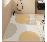 Mateju Non Slip Loofah Shower Mat with Drain, Quick Dry Washable PVC Bath Shower Mats Anti Slip, Suitable for Wet Surfaces Bathroom Tub and Inside & Outside (Simple texture A,45x70cm)