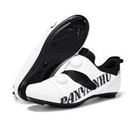 Mateju Road Cycling Shoes for Men Women with Compatible Bike SPD,Unisex Non-Slip Bicycle Riding Spin Shoes Indoor Road Rcing Bikes Shoe with Delta Cleats Pre-Installed -A1 (White,9)
